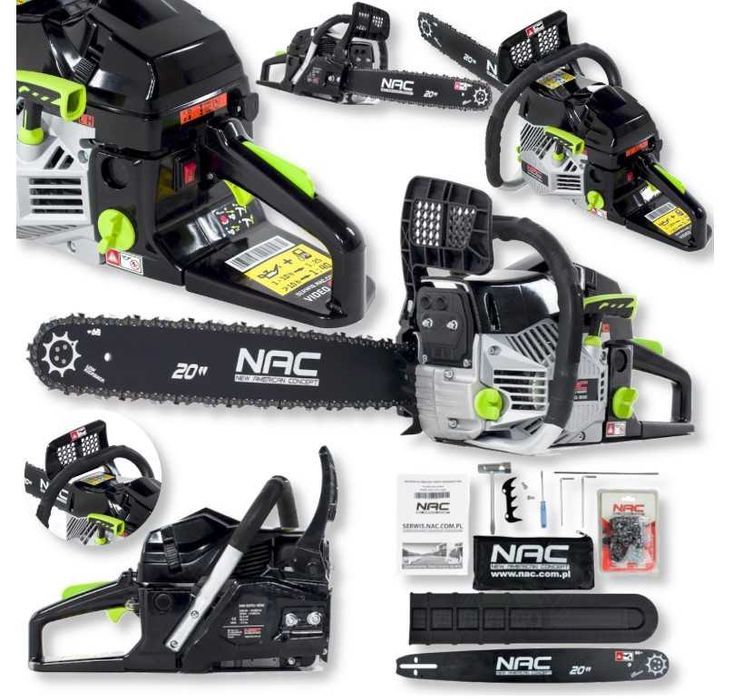 NAC PIŁA Spalinowa Łańcuchowa Do Drzewa MOCNA 3,9KM 51CM Pilarka NOWA