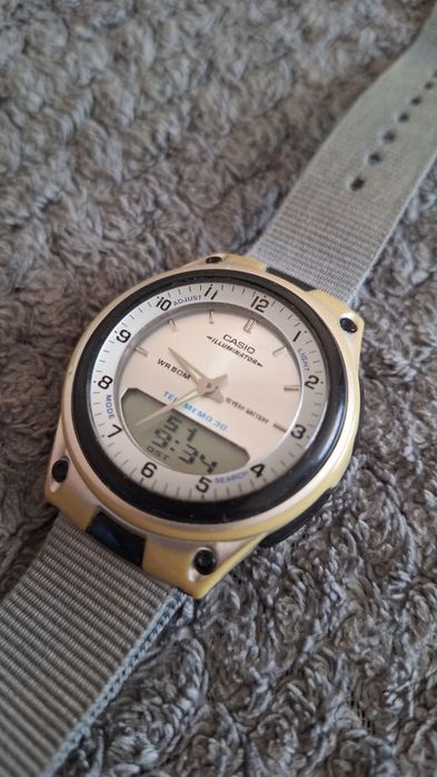 наручний годинник Casio Illuminator Telememo 30 World Time AW-80