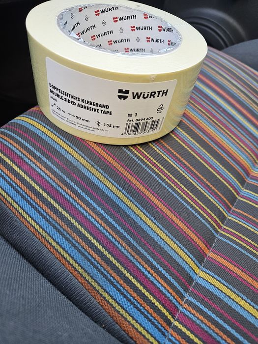 Wurth tasma dwustronna 50mmx25m  0894600