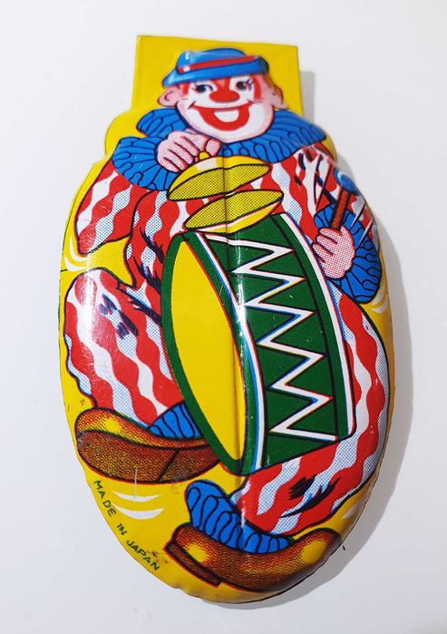 Antigo ~ "CLICK-CLACK em CHAPA LITOGRAFADA" ~ Anos 50 ~ JAPAN ~ #5