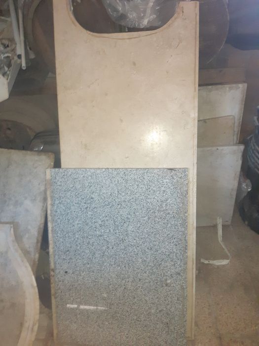 6Bancadas de granito e 4 de mármore
