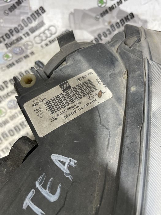Фари Фара ксенон Сеат Толедо Альтеа Seat Altea Toledo Leon Xenon
