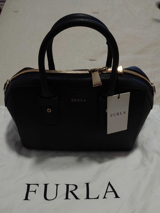 Mala preta FURLA nova com etiqueta