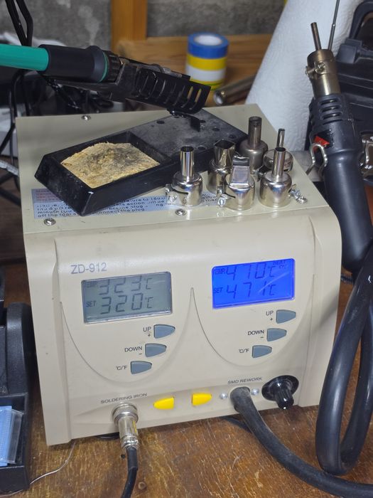 Stacja Hot-Air 2w1 ZD-912
