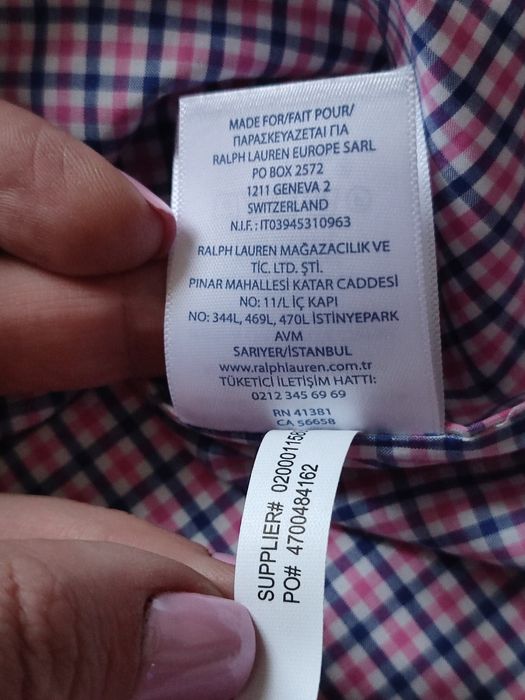 Сорочка polo ralph lauren/бавовна