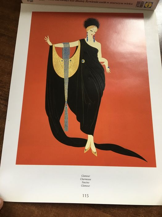 Wydruki plakaty z epoki Art Deco