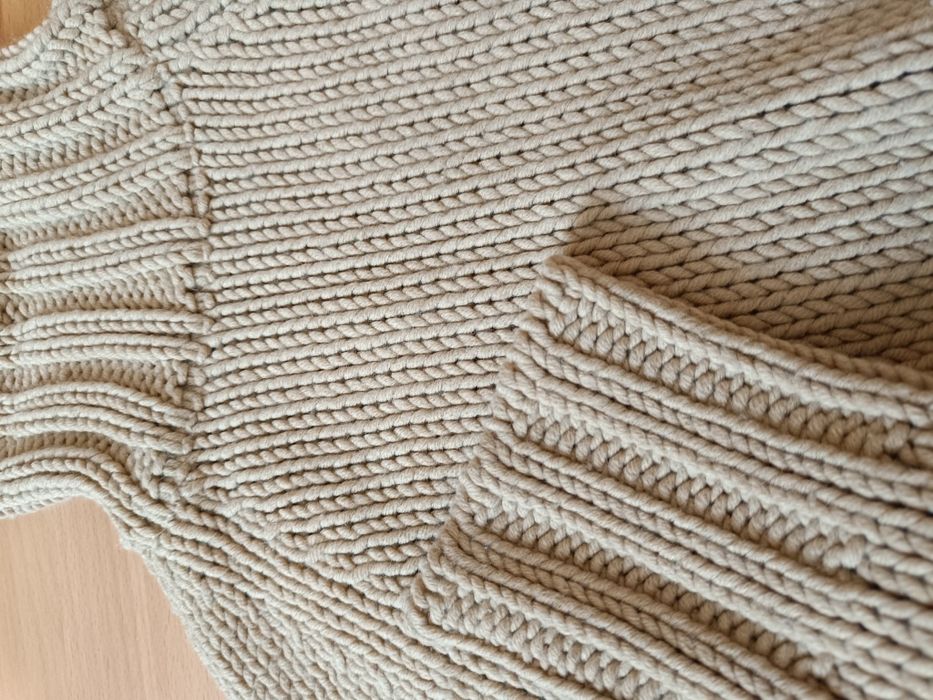 Sweter z golfem merynosa