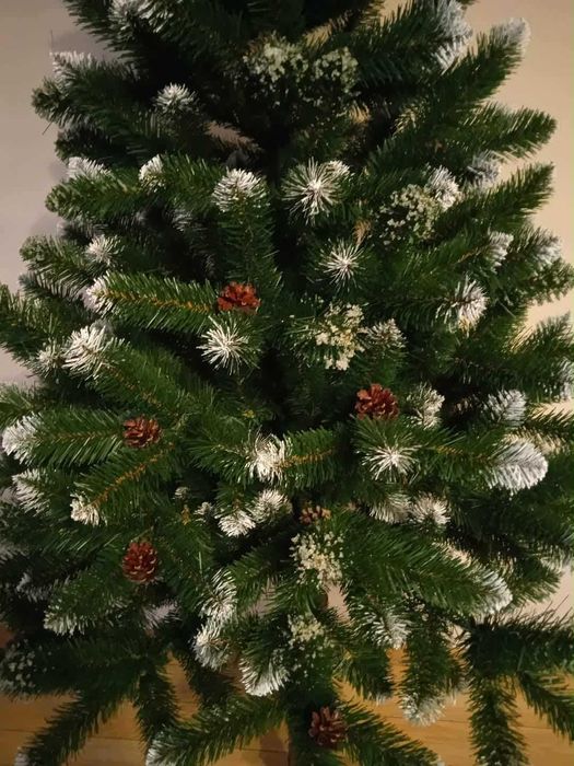 Choinka na PNIU sosna diamentowa OŚNIEŻONA 180 CM PRODUCENT premium!