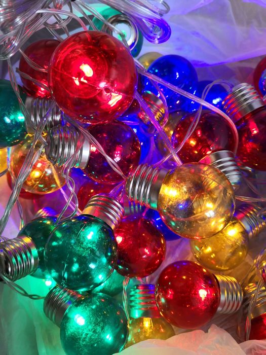 Lampki kolorowe żarówki