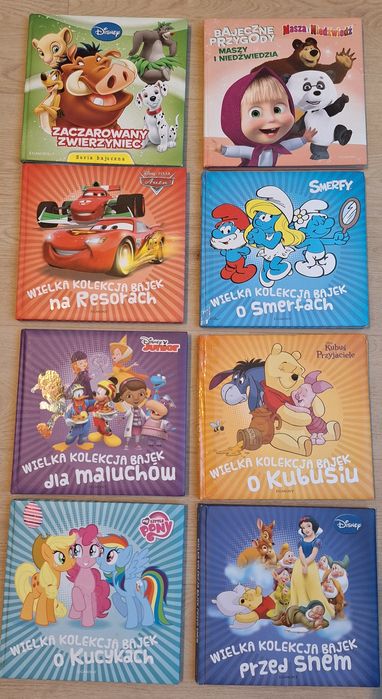 Wielka kolekcja bajek Disney 8 sztuk