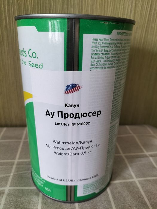 Семена кавуна Ау Продюсер США Іннова Сідс насіння