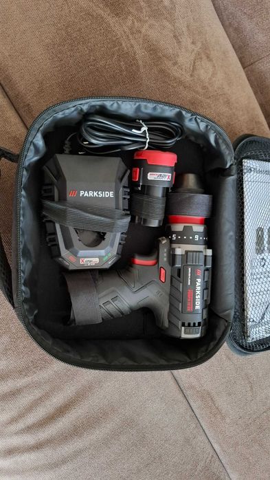Wiertarka Parkside Performance PBSPA 12V, aku i ładowarka NOWA