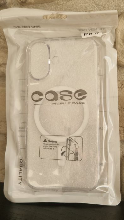Transparent Slim Magsafe Case do Iphone 17 white