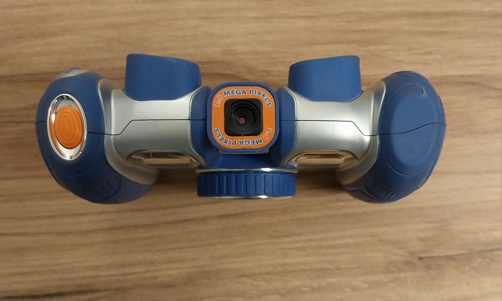 Aparat cyfrowy, kamera dla dzieci Vtech Kidizoom Twist Plus. Niebieski