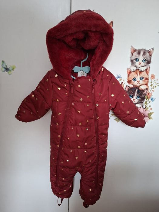 Kombinezon zimowy niemowlęcy Cool Club – rozmiar 80