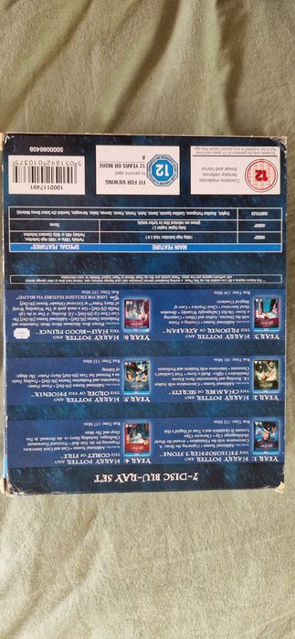 Harry Potter 1-6 blu ray kolekcja