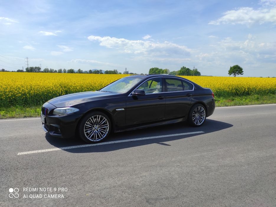 BMW f10 525d  3.0 204 ps stage 2 300+ downpipe limiter off jezdna , 9 lat w jednych rękach