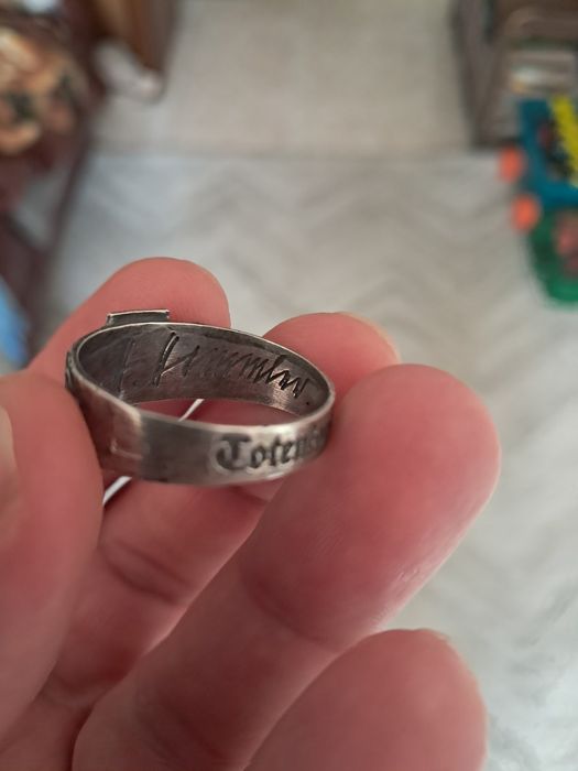 Кольцо 3 рейх, серебро 800 проби