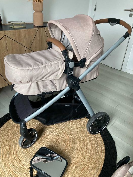 Carrinho bebeconfort Zelia + Ovinho + Base isofix + espelho Chicco