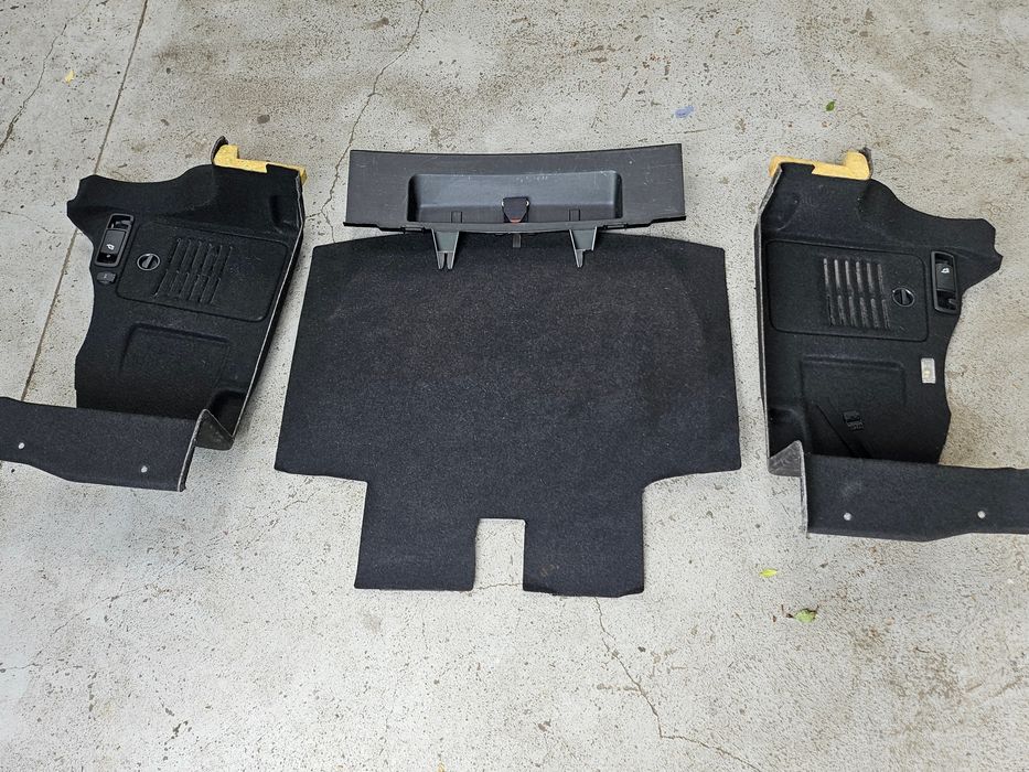 vw golf vi 6 wykładzina podłoga bagażnika boczki 5k7863463a 5k7867428e