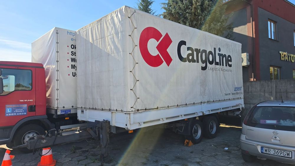 16.500zł netto TANDEM 6.15M BURTO PLANDEKA GÓRNY ZACZEP   PODUSZKA ST.IDEALNY MOŻLIWOŚĆ TRANSPORTU