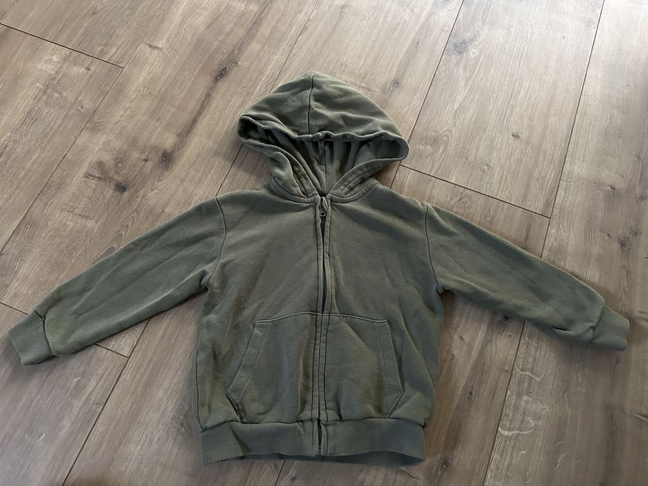 Bluza zielona z kapturem H&M