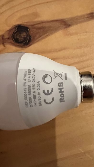 Lâmpada inteligente Wi-Fi sulion e14