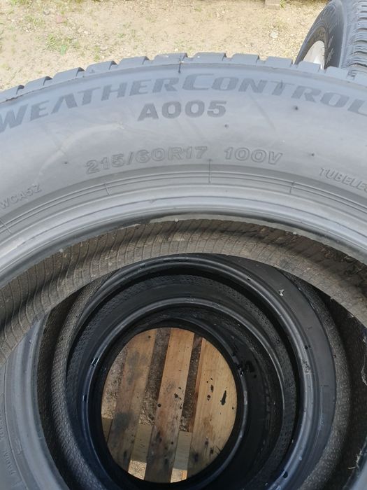 2x 215/60R17 100V Bridgestone Weather Control A005
