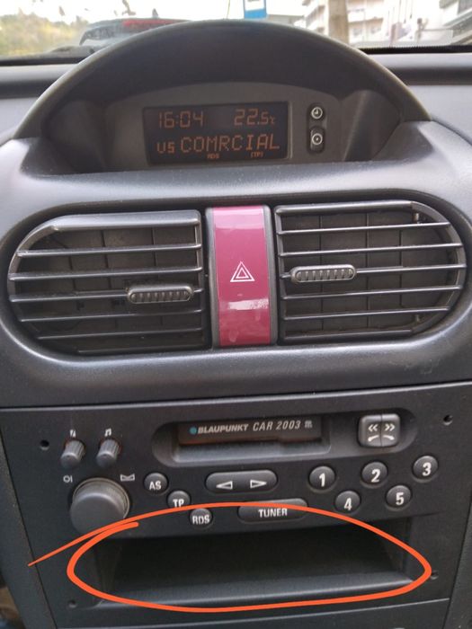 Tapete borracha rádio opel