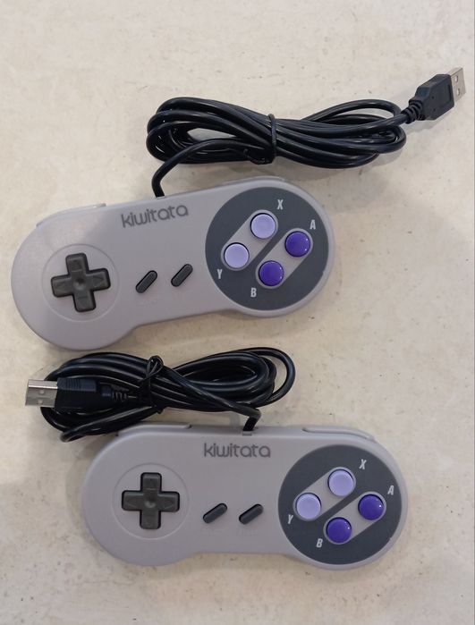 kiwitata SNES USB Kontroler (Grey/Purple Keys 2Pack)
