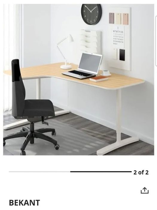 Base/pés secretária 160cm IKEA - altura ajustavel (novo em caixa)