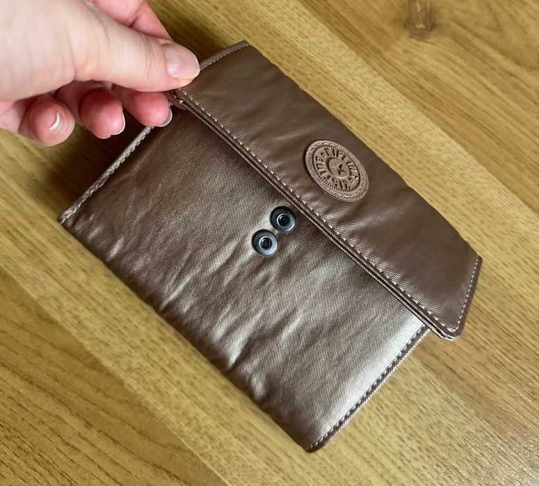 Женский кошелёк Kipling золотого цвета – оригинал 100%