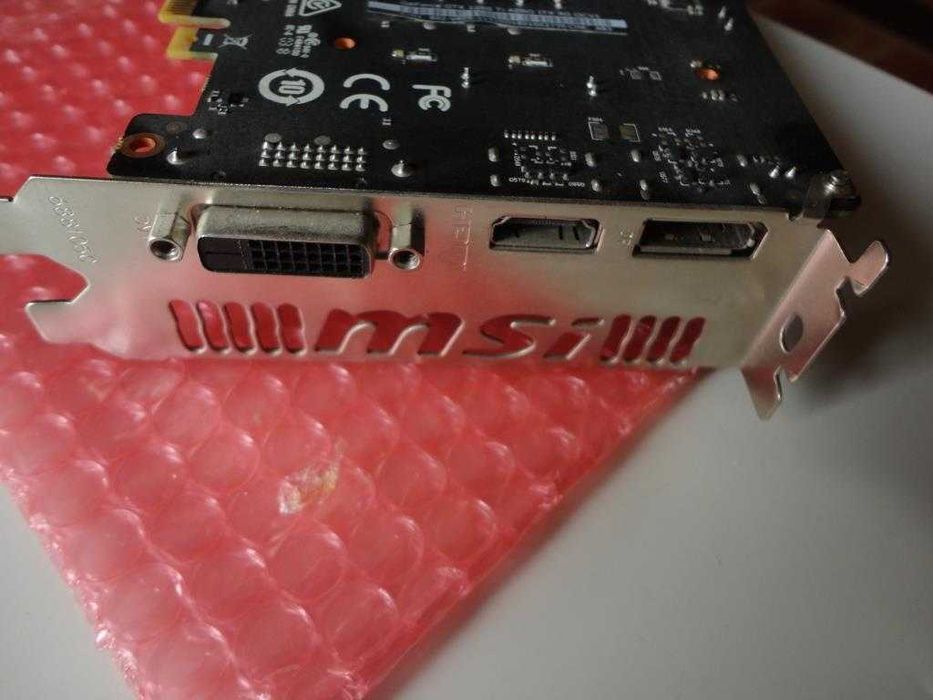 Placa  MSI GeForce GTX 1050 TI AERO 4G