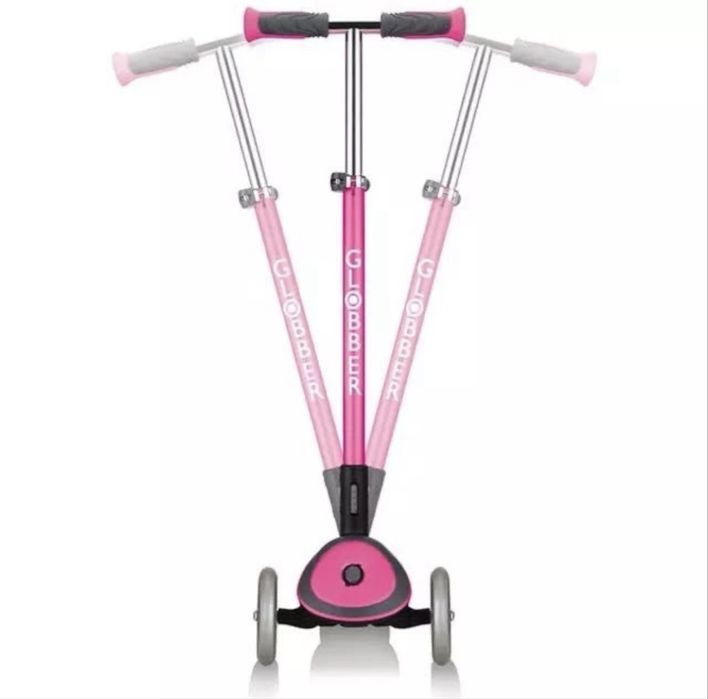 Самокат GLOBBER MASTER LIGHT Pink колеса з підсвіткою, до 50кг