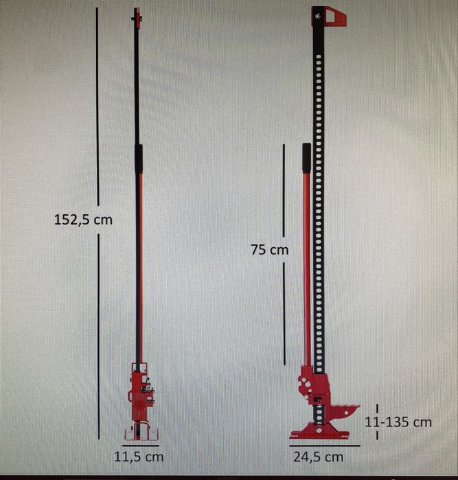 Macaco Hi-LIft 60 + acessorios
