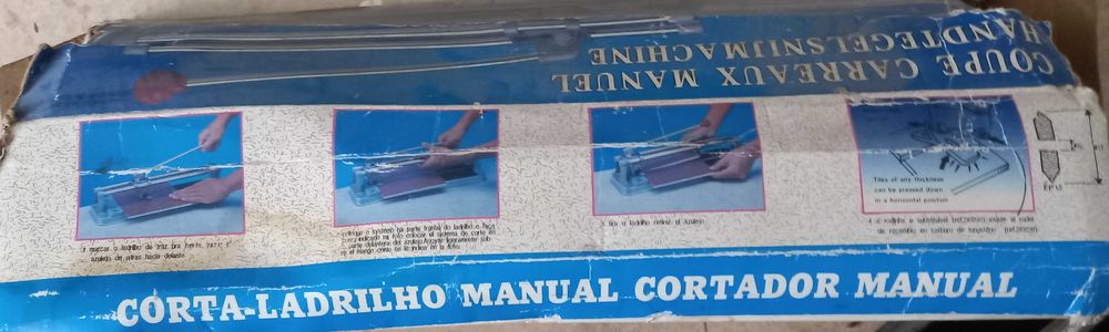 Máquina manual de cortar ladrilho