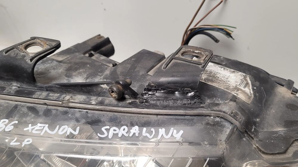 lampy przednie xenon europa audi a4 b6 małysz