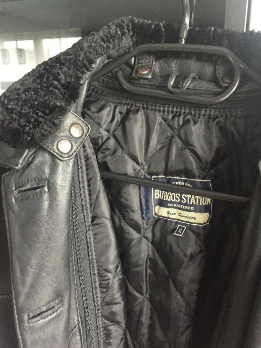 Kurtka skórzana damska jesienna / zimowa XL