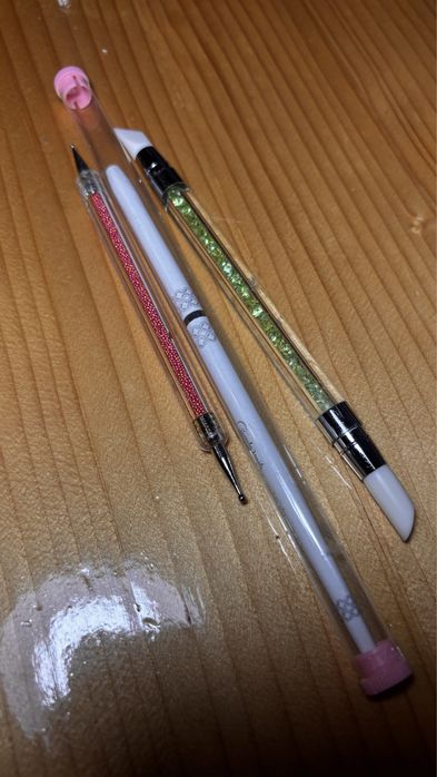 Набір для манікюру: гель-лаки, кісточка, акрилова пудра, дотс, пушер