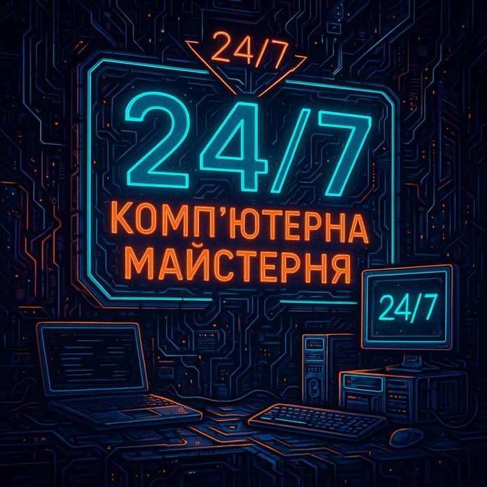 Ремонт комп'ютерів. Працюємо 24/7