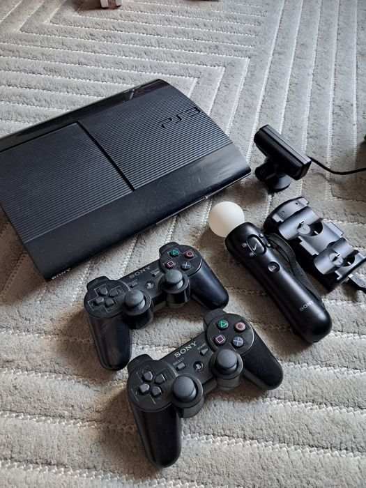 PS3/500GB/Move/Gry/Pady