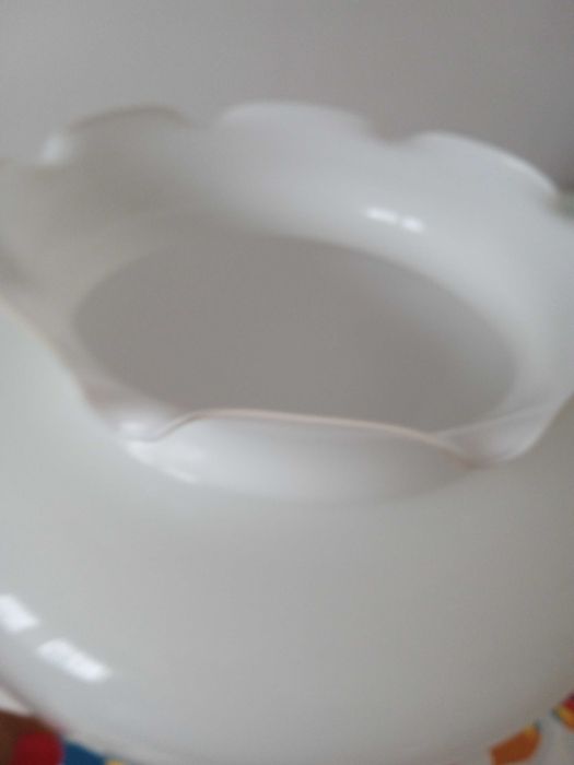 Klosz szklany biały