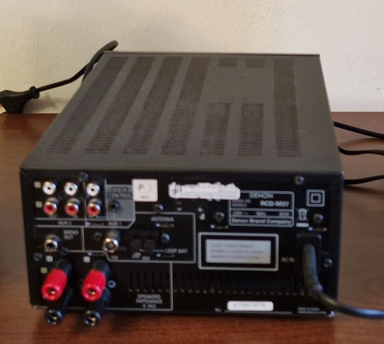 Miniwieża  Denon DCD-M37 (CD-MP3,AUX,Optyk,Blutooth)Super dźwięk