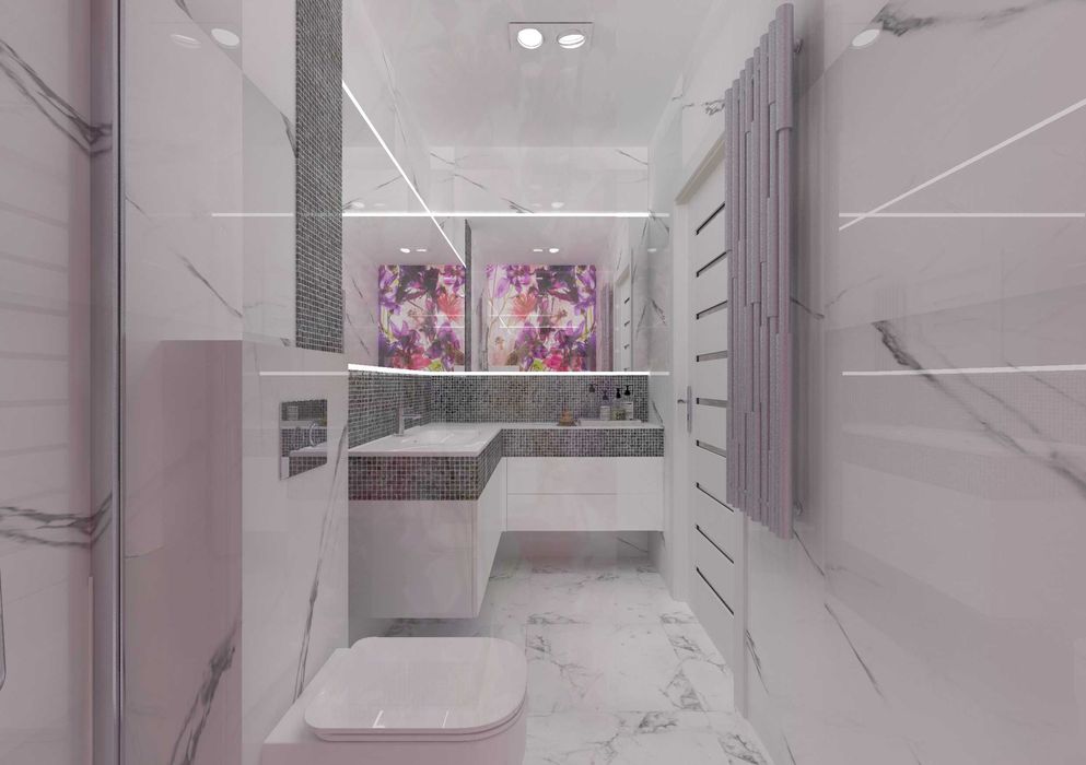 Kompleksowe remonty łazienek, malowanie natryskowe,montaż paneli .