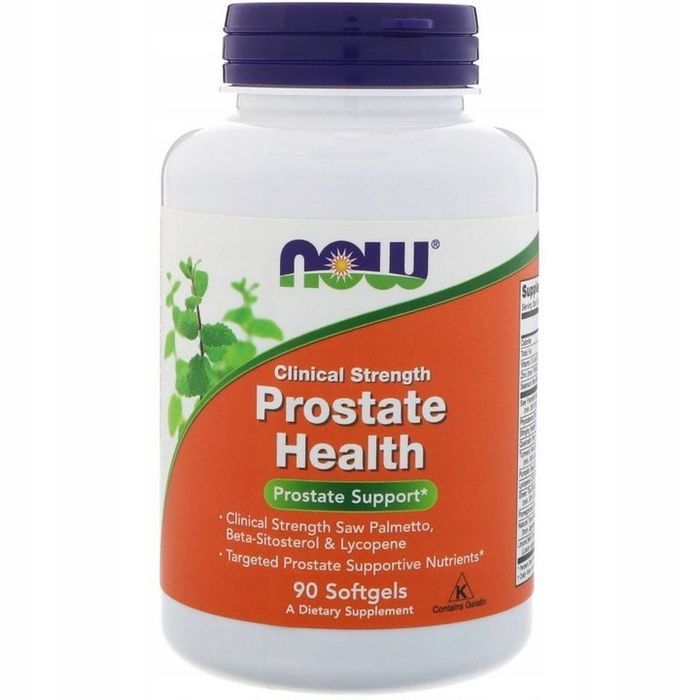 now foods prostate health zdrowie prostaty cholesterol 90 kapsułek