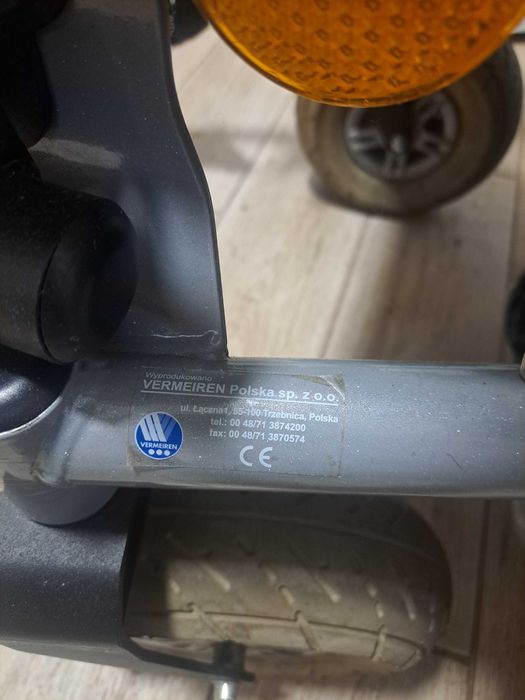Sprzedam używany wózek inwalidzki akumulatorowy Vermeiren