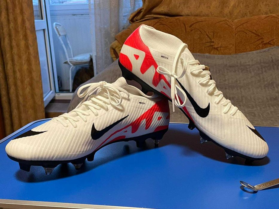 Nike Zoom 45.5р Mercurial Superfly 9 Academy SG-PRO бутсы dj5628-600