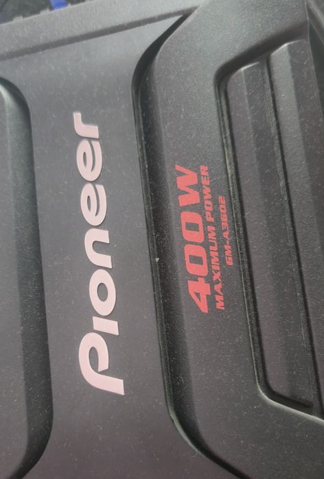 Wzmacniacz Pioneer 400W + głośnik Pioneer 30cm