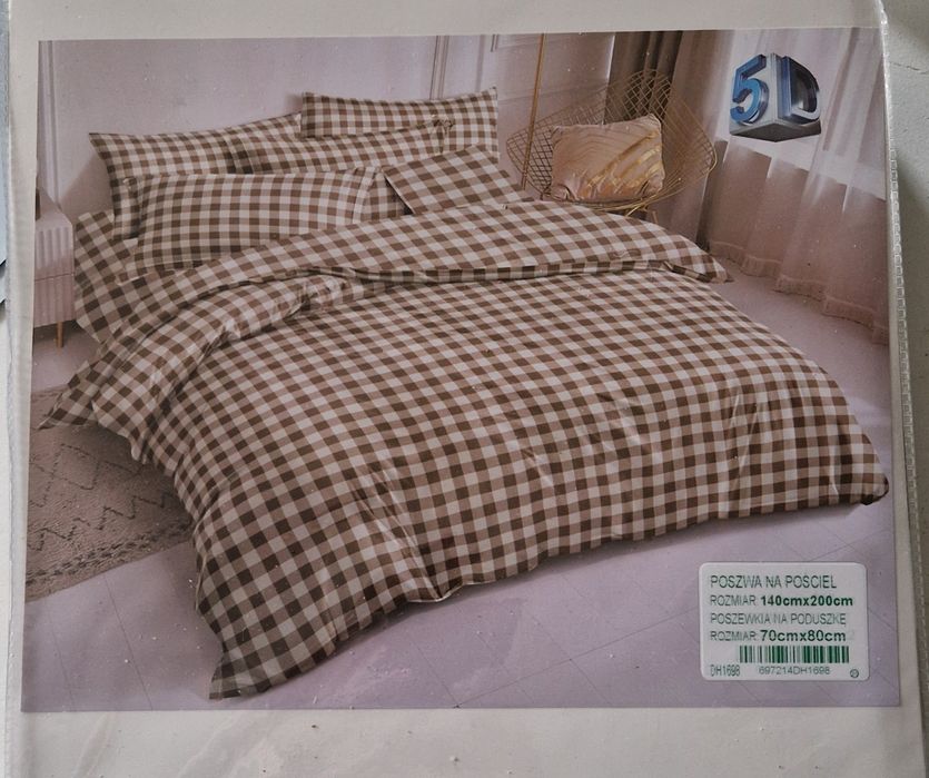 Posciel 140x200 krata