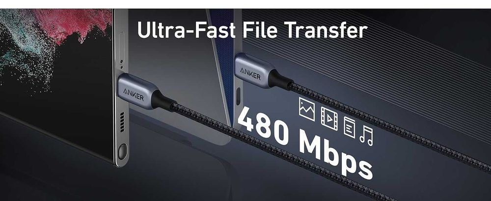 Кабель Anker 765 USB C to USB 140W Fast Charging ShopusCenter